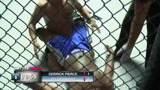 battle bang between derick pierce and tyler knight