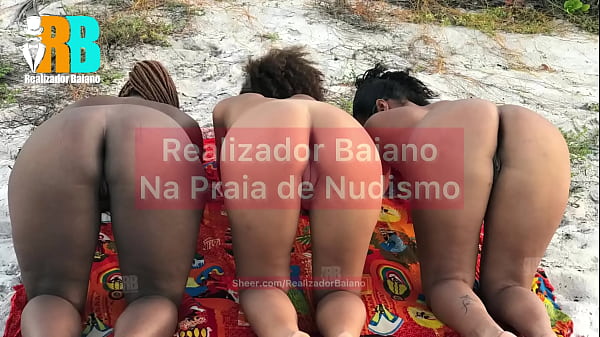 brazillian bull, Director from Bahia amateur party on a nudist beach! Fudendo Three women and the eater on the beach in amateur orgy, swing, amateur, savior, nudism, massarandupio, tambaba,