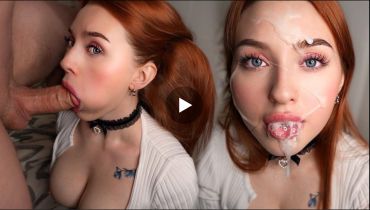 Sloppy Redhead Skillfully Jerks You Off With Her Wet Mouth