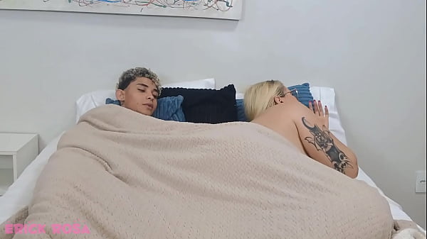 My naughty stepmother no time and fell on my dick