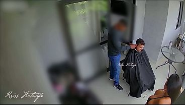Cuckolded Wife Grooms Her Barber In Tiny Bikini