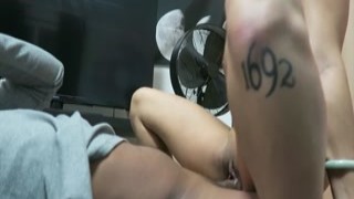 tiny light skinned exotic black girl teen rides tool perfectly till black mamba cums