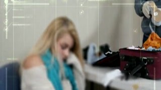 thin brazilian sex with security guard