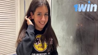 Girl Cheats On Boyfriend With His Friend On Balcony