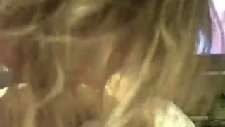 stepmom gives step son head while he watches porn