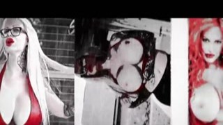 sabrina sabrok squeezing huge cleavage and bigger glutes