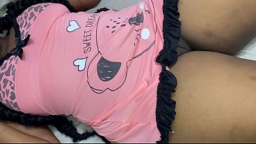 My lesbian neighbor likes to fuck me at night; she makes me cum so good.