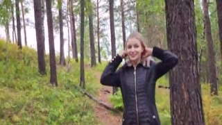 walking with my adopted sister in the forest park. sex blog live video. - eye contact