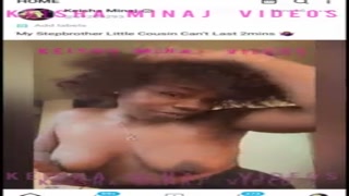 nasty tiny chocolate stunner taboo sis sucking my 11inch mandingo before stepmother comes house