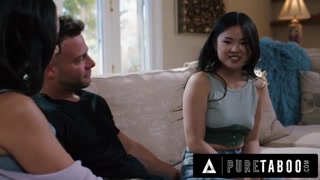 pure taboo shocked lulu chu discovers bdsm sex tape from neighbors seth and kimmy kimm