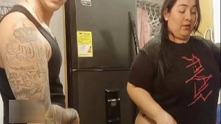 I Bang My Stepbrother's Wife In The Kitchen