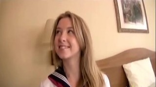 Horny Asian Guy Noodles Wet Pussy of American Student Sunny Lane