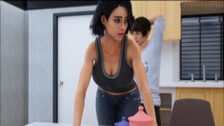 31 - milfy city - v0.6e - part 31 - my fake mom swallow colossal load of my pearl ropes dubbing 