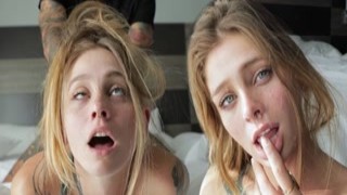 her climax is amazing - crazy dumb blonde has eye rolling orgasms