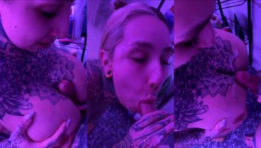Bilingual Seduction: Split-Tongue Bri Goes Wild For A Hot Blowjob