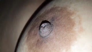 squeezing my step nipples while s.