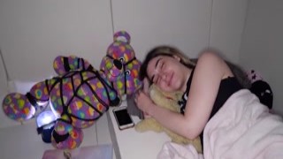 female chastity slave lexi grey gets a morning piss beverage then is roughly dump truck drilled with she paints with thick ropes