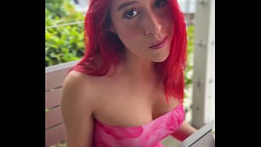 Redhead Zoey Di Giacomo Drops for a Mouth-Watering Blowjob