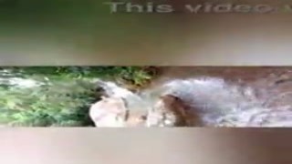 i was very hot in the river.. and i smashed a stranger... how delicious it is to drill in nature alexachris20