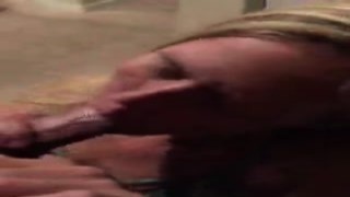 training her to deep throat meat pole.