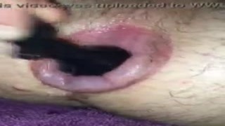hardcore fucking my puffy man cherry with a vibrator