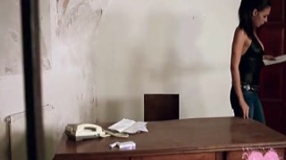 adorable dumb blonde dominated by police woman and velvet hole eat out for cigarette