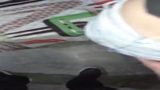 intense fucking the service employee i spied on her while she was getting dressed and she discovered me and i had to slam her and without a condom