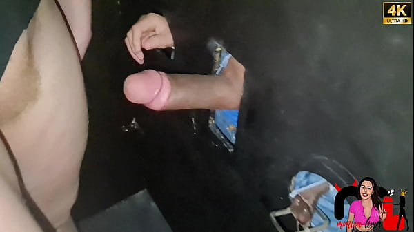 I couldn't resist that wonderful cock and let the eater fuck me without a condom at GloryHole.