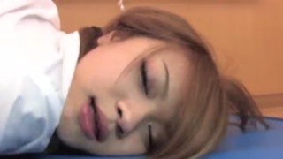 gets her tight pussy pounded by jocks in the gym