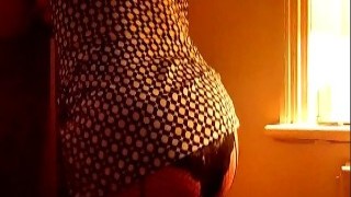 Geordie Slut With Phat Ass Shakes In Fishnets