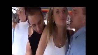Hot Blonde Gets Groped on the Bus