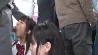  3two good friends tease each other 2 girls who were made to dripping seed alternately in front of their friends