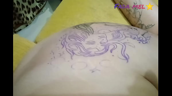 went pantyless for my tattoo just so he could see the pussy and ass