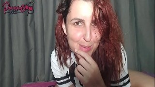 Curious Girl Tastes Yummy Treats In Her Mouth