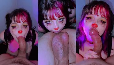 POV Blowjob: HunieBunnyPop Sucks Her Man Dry