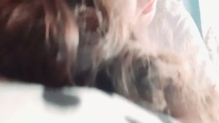 food delivery motorized enters dong to hotwife married dirty slut addicted to thick cock