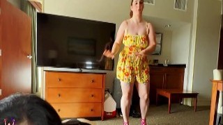 Hotel Girl Aids Couple With Towel