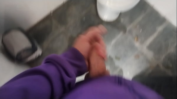 The bricklayer showed up to finish the job and found his boss cleaning the pool area and convinced her to go into the bathroom and give him a blowjob.