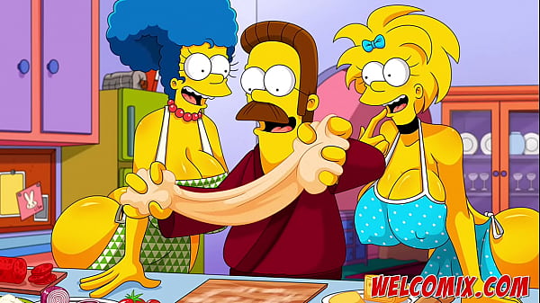 flandis destroying those simptoons hotties & some pepperoni pizza damn