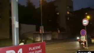 martina smeraldi gets plowed in the dressing room by freddy gong s gigantic black throat destroyer