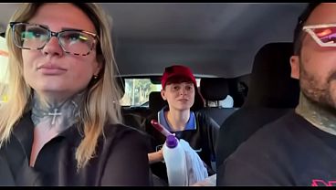 picked up a window cleaner at the red light and she absolutely soaked my car seats