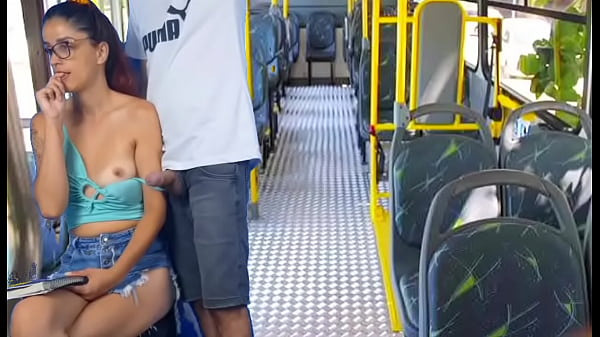 Student humped and fucked on the bus!