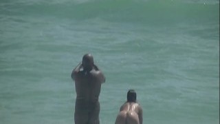 Exhibitionist Wife Helena Price Flaunts Nudity on Caribbean Beach