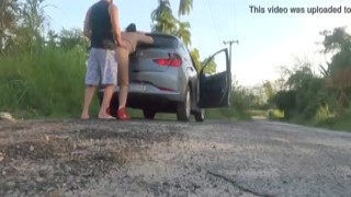 hot thong wife in the woods