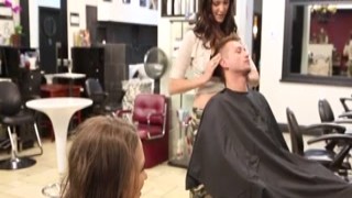 fantasyhd - babes lily and holly have m&eacute;nage &agrave; trois at beauty salon