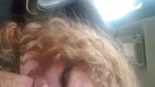 nasty pipe cleaning in my friend s car 