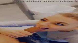 sucking big black veiny shaft of walmart manager in bathroom of walmart on my break because i was late