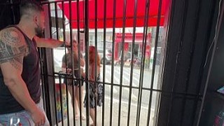 POV Warehouse Helper Anal Fucks Client While Friend Waits Outside