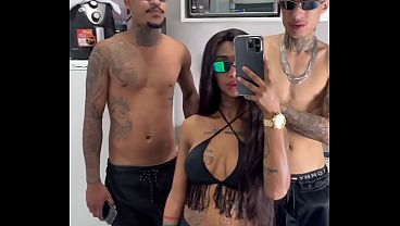 obsessed with those hard bulges then she finally let it all out ?