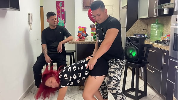 My Girlfriend's Best Friend Dances with her in a very Perverted Way Rubbing his Cock in the Ass and my Girlfriend seems to Enjoy it, she does not respect that I am in Front
